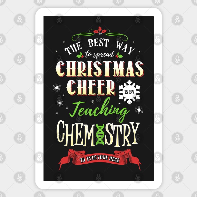 Christmas Cheer - Teaching Chemistry Here Sticker by KsuAnn